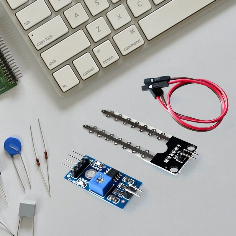 Slimme Elektronica Bodemvocht Hygrometer Lm393 Digitale Vochtigheid Sensor Module Board 5V Hoge Precisie Voor Arduino Diy