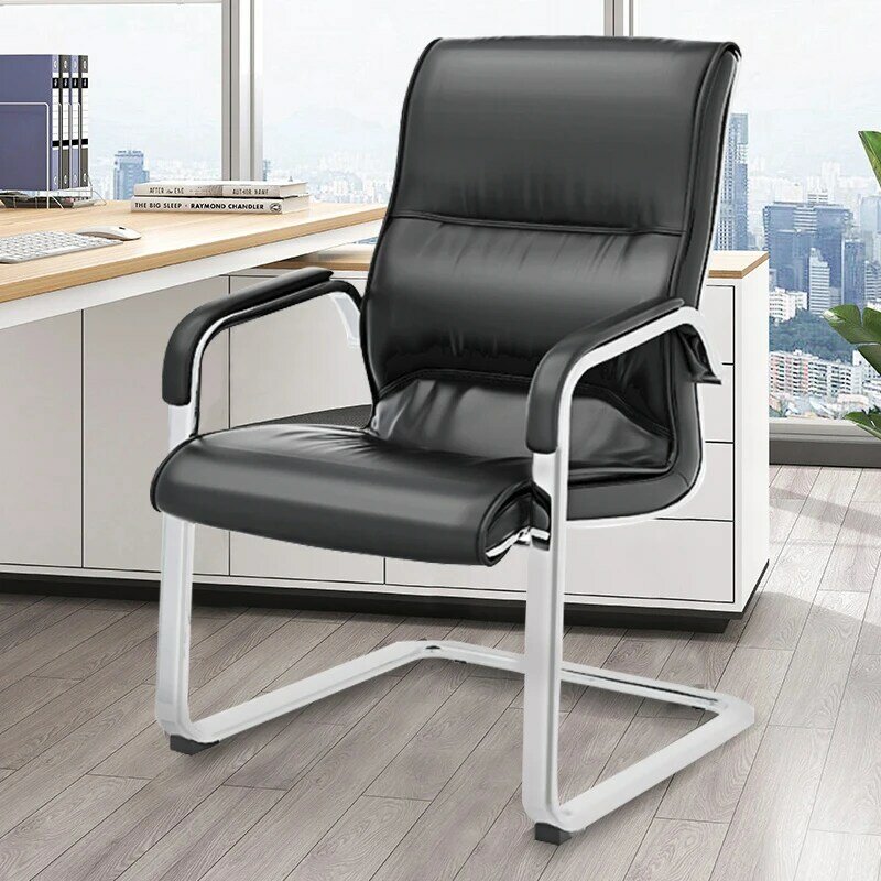 Silla reclinable de Metal de lujo para reuniones, sillón de estudio, sillas de conferencia Social, balcones, muebles resistentes a Poltrona OK50YY