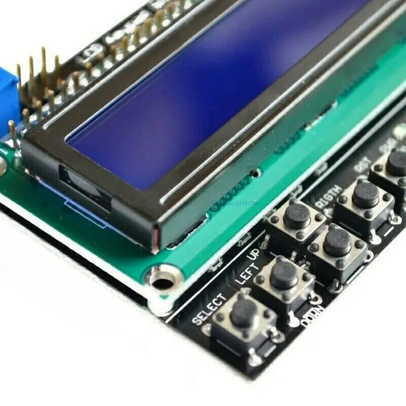 Pantalla LCD LCD1602 con escudo de teclado, módulo de pantalla 1602 para arduino ATMEGA328 ATMEGA2560, Raspberry pi ICD 1602
