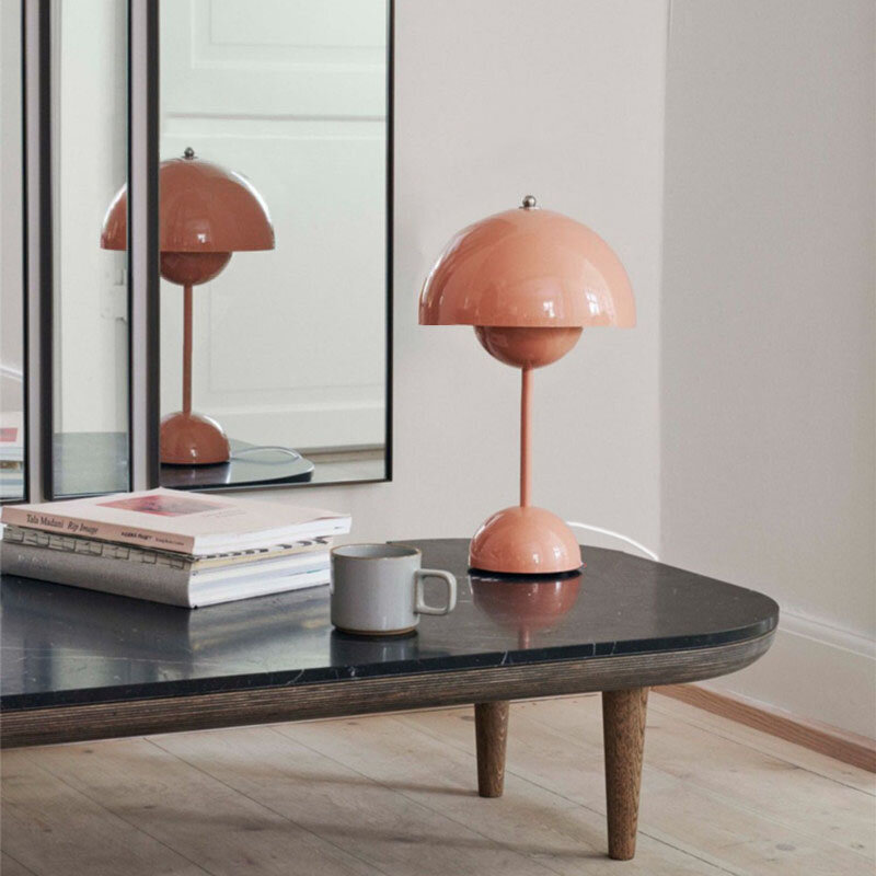 Nordic Bud – lampe de Table à LED, Rechargeable par USB, Protection des yeux, luminaire décoratif d'intérieur, idéal pour un Bar ou un café