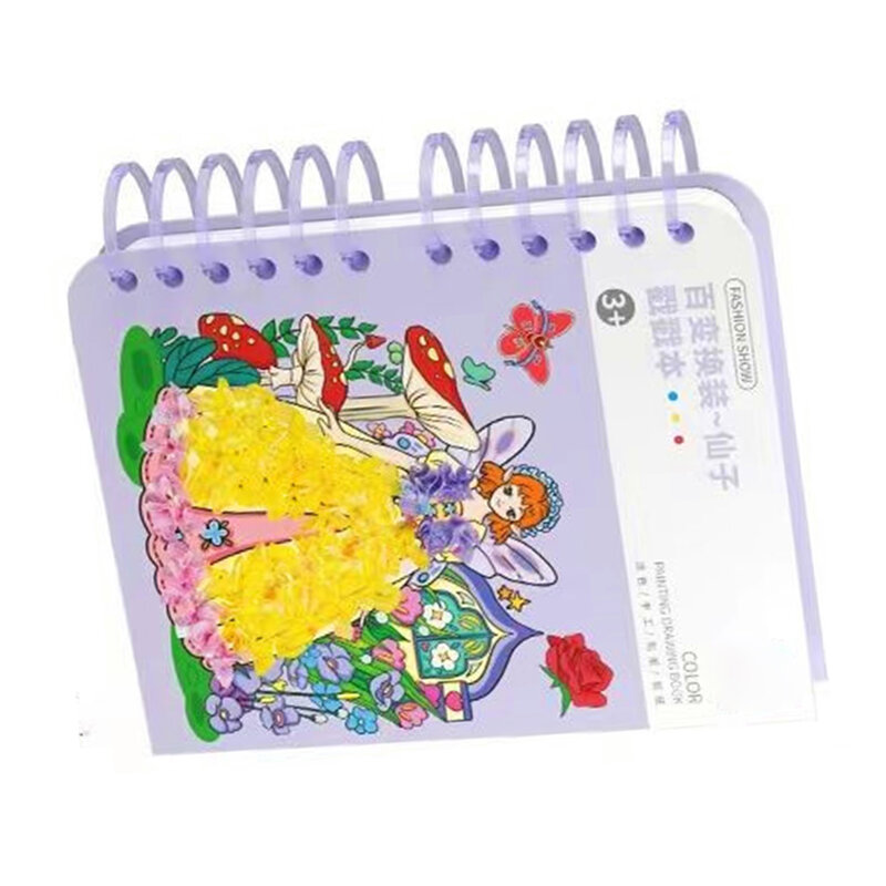 Watercolor Painting Princess Fairy Theme Book Interesting Kids Art Painting Supplies Preschool Gifts for Girls and Boys