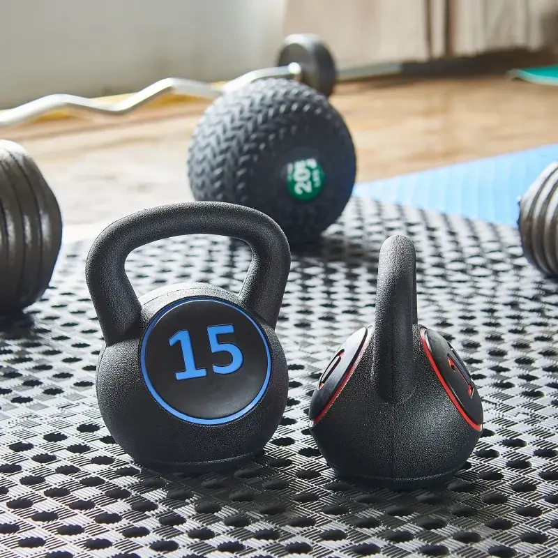 Balance von Weitgriff Kettle bell Übung Fitness Gewicht Set, 3-teilig: 5lb, 10lb und 15lb Kettle bells