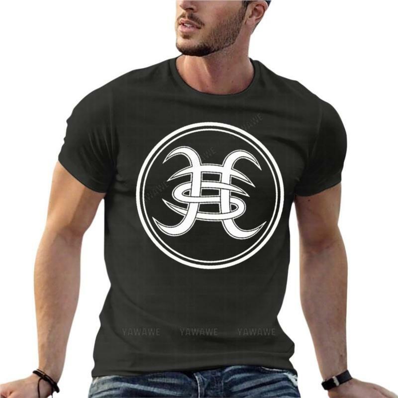 Heróis Del Silencio masculino logotipo camiseta extragrande, roupas de manga curta, streetwear personalizado, blusa plus size