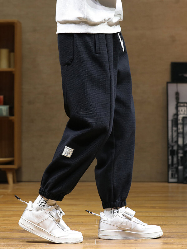 Pantalon sarouel pour homme, Streetwear, Hip Hop, noir, gris, pantalon de survêtement ample, joggeurs, grande taille, printemps automne