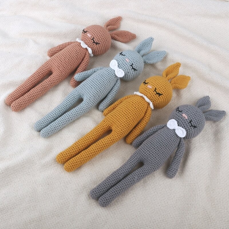 13'' Cartoon Animal Rabbit Sleeping Toddler Present Comfort Toy Figure