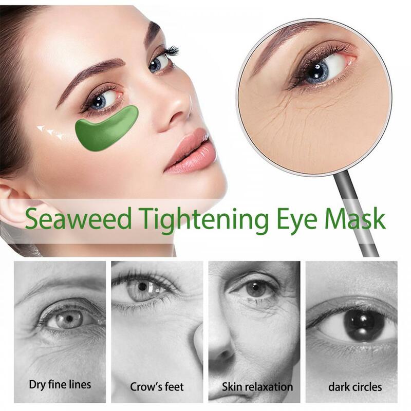 Wodorosty ujędrniający skórę pod oczami maska nawilżający anty opuchliznę ciemne koła koncentracja esencja przepaska na oko oko pielęgnacja skóry koreański kosmetyk