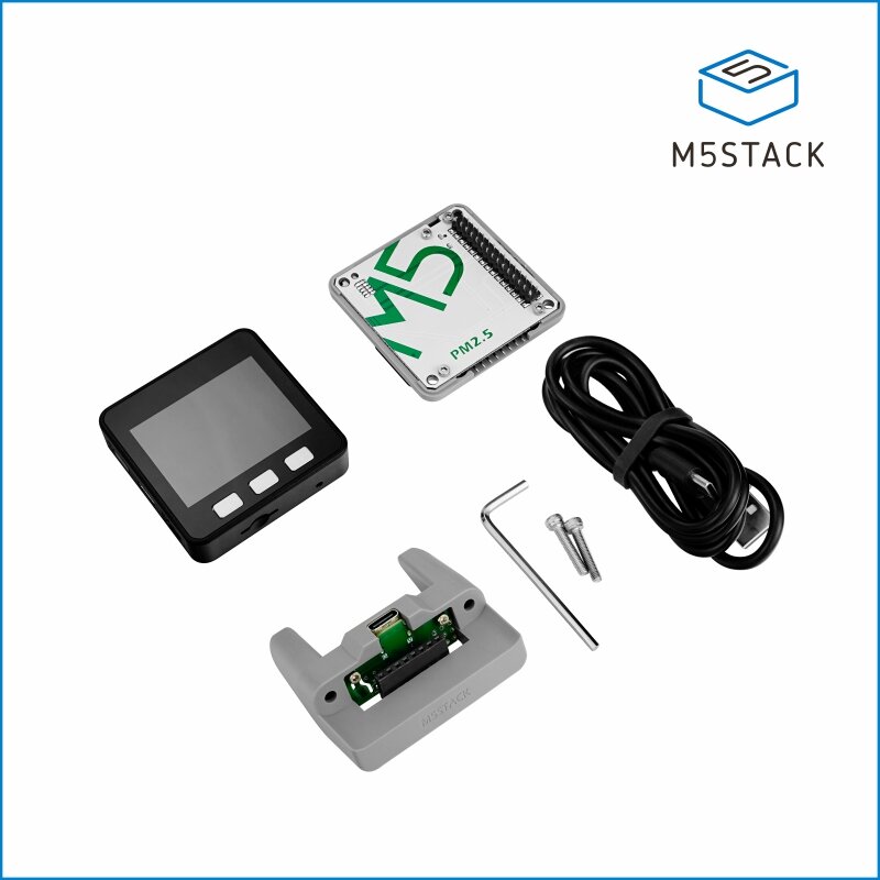 M5Stack Officiële PM2.5 Air Kwaliteit Kit (PMSA003 + SHT30)