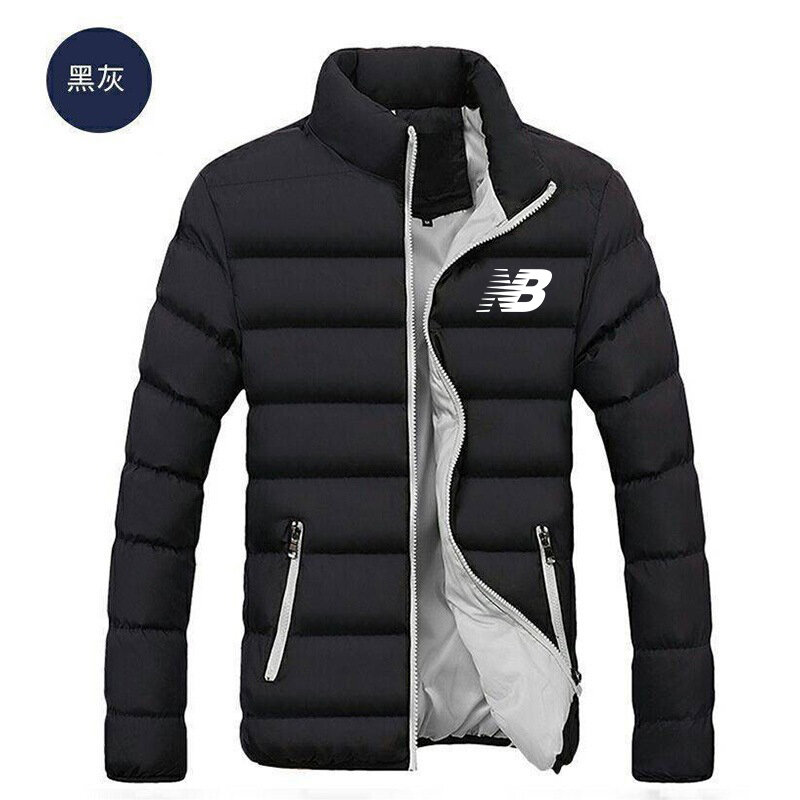 2024 new high-end comfortable casual windproof men's coat cotton-padded jacket