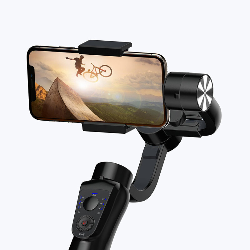 2022 heißer Verkauf 3-Achsen-Handheld-Gimbal-S5B-Kamerastabilisator mit Stativ-Gesichts verfolgung über App Selfie-Stick Gimbal-Stabilisator