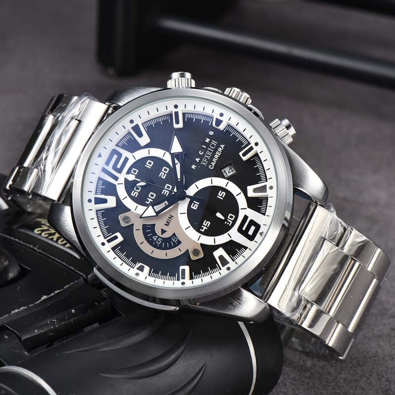 Reloj de pulsera deportivo multifunción para hombre, cronógrafo de negocios, fecha automática, AAA, clásico, marca Original superior