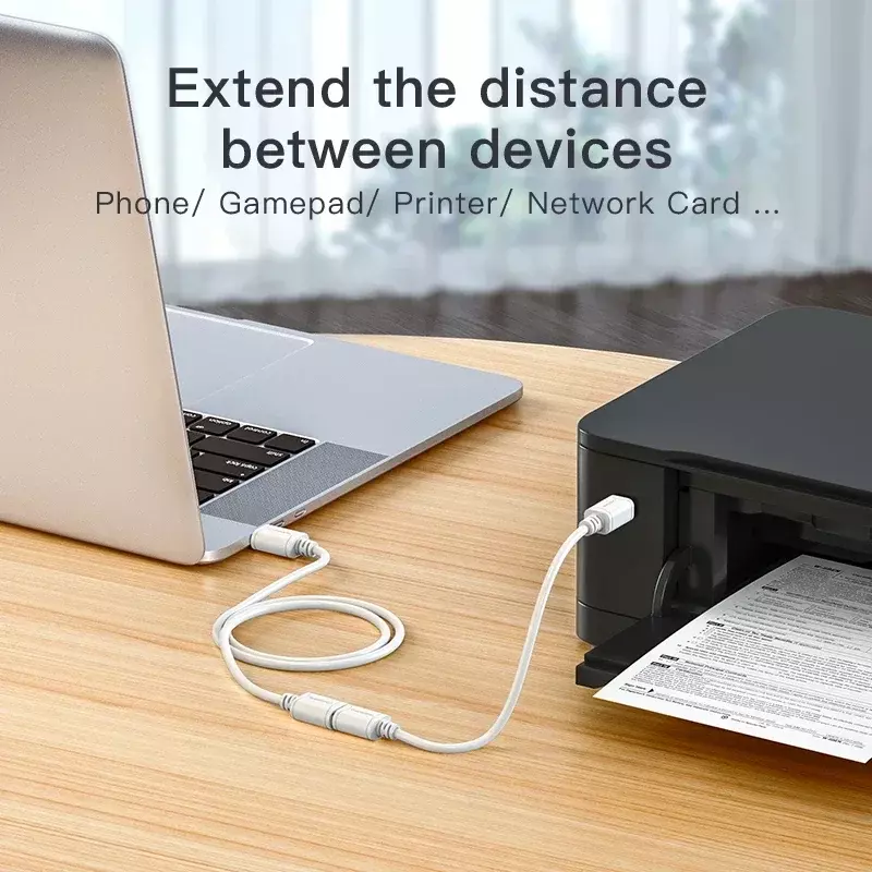 Kabel przedłużający USB 2.0 CHOSEAL AM/AF do laptopa TV klawiatura komputerowa szybkiego kabel do transmisji danych USB