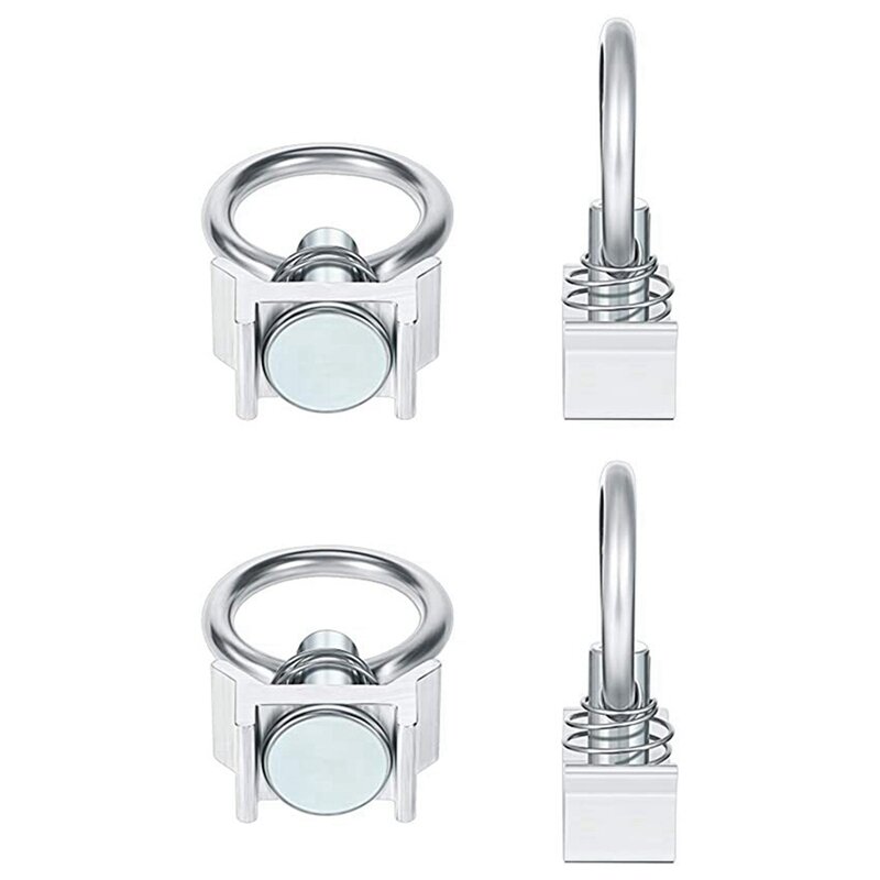 6 Pieces Of Stainless Steel Rings, Speaker Hooks, Hanging Rings, Aircraft Frame Hanging Parts Light Pendants