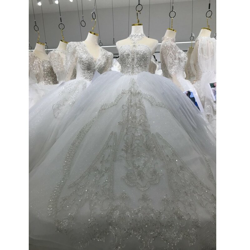 Kisswhite-فستان زفاف مع بلورات ، ثوب كرة فاخر ، مصنوع خصيصًا ، ثوب بدون حمالات ، أزرق داكن ، مجموعة Xlove