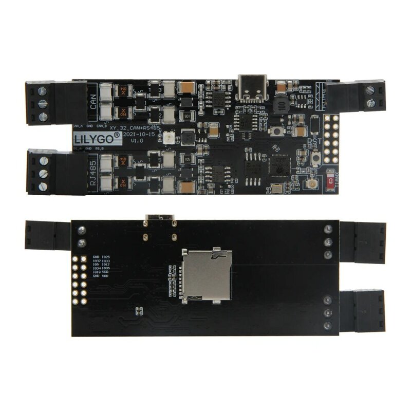 LILYGO® TTGO T-CAN485 ESP32 CAN RS-485, compatible con tarjeta TF, WIFI, Bluetooth, módulo de Control de ingeniería IOT, placa de desarrollo