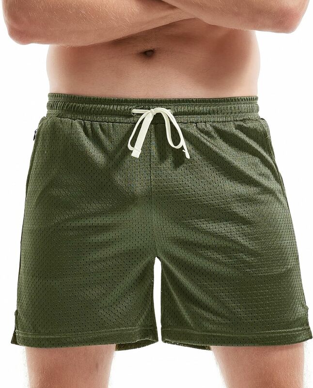 AIMPACT-pantalones cortos atléticos para hombre, ropa deportiva transpirable de tela de doble capa de 6 pulgadas para baloncesto, pantalones cortos de salón