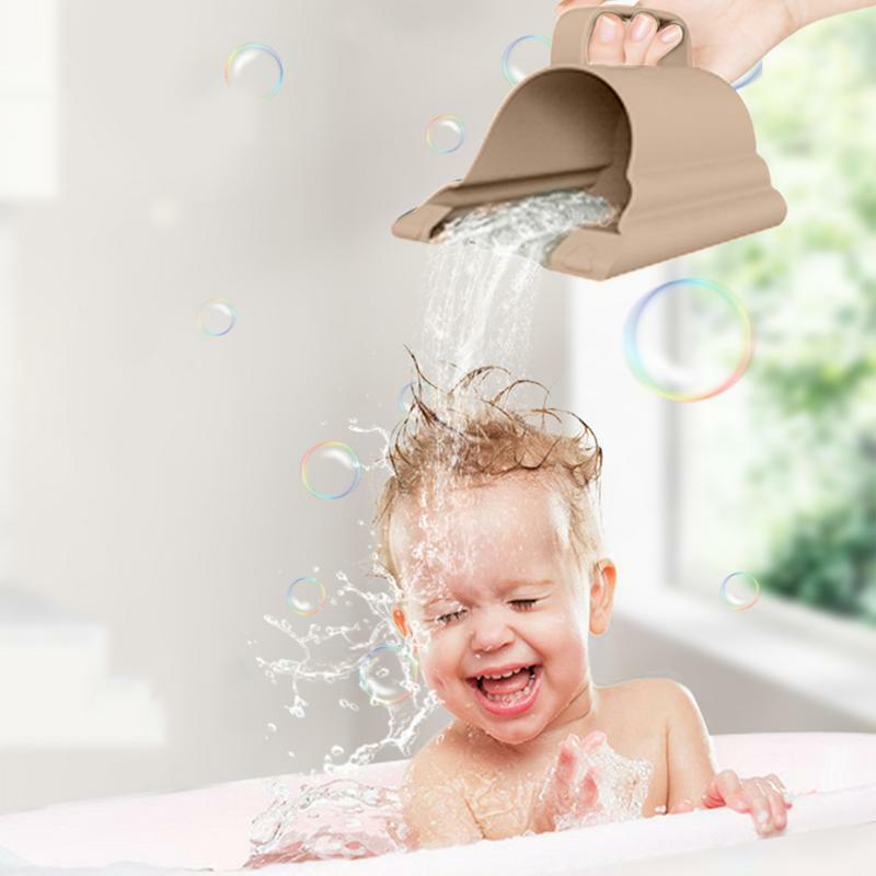 Penutup cerat mandi keran silikon, penutup pelindung untuk bak mandi anak, keran mandi penutup pelindung untuk kamar mandi taman kanak-kanak