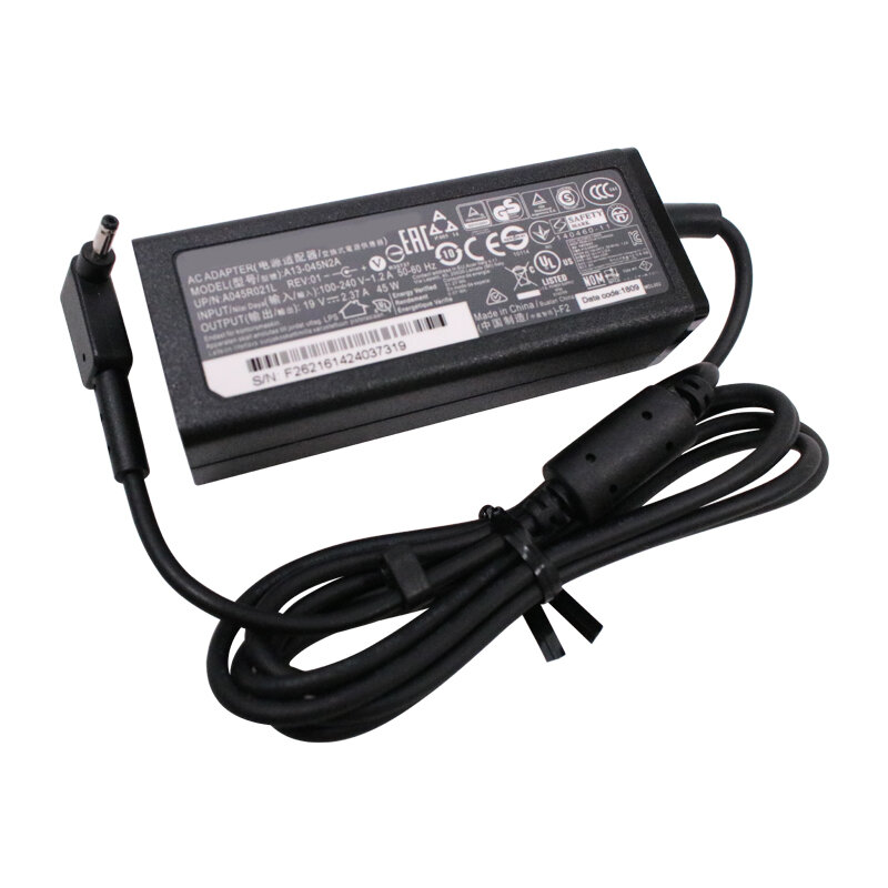 19V 2.ino A 45W 3.0*1.1mm AC Chargeur Adaptateur Pour Ordinateur Portable Acer Aspire S7 S7-392/391 V3-371 A13-045N2A PA-1450-26 ES1-512-P84G