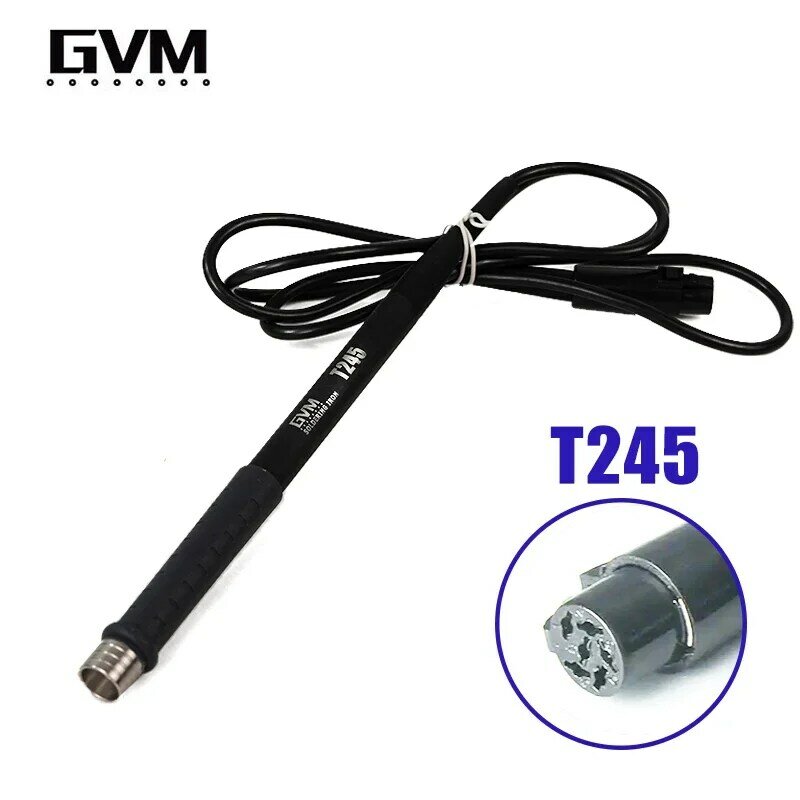 RELIFE GVM Soldering Station Handle T210/T115/T245/T12-XS Compatible Original T210 T245 T115 Soldering Tip Welding Tools Replace