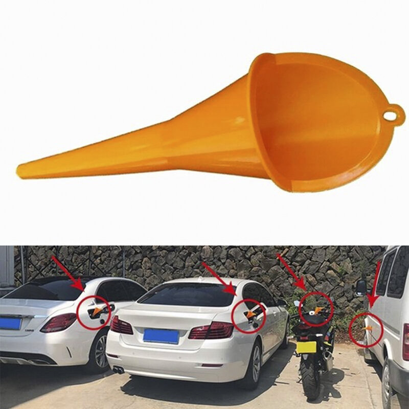 General Motorcycle Car Long Mouth Funnel Plastic Refueling Oil Liquid Spout Diesel Filling Tool Motor Car Accessaries