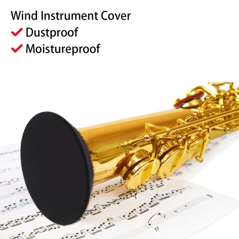 652D Instrument Bells COVER,Reusable Saxophone Bells COVER เครื่องดนตรีทำความสะอาด