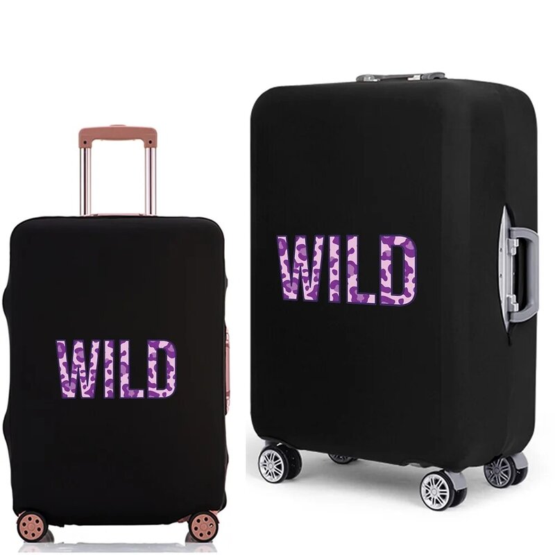 Étui à bagages épais, housse de protection, nouveau motif sauvage, housse de voyage élastique, anti-poussière, appliquer 18-28 pouces