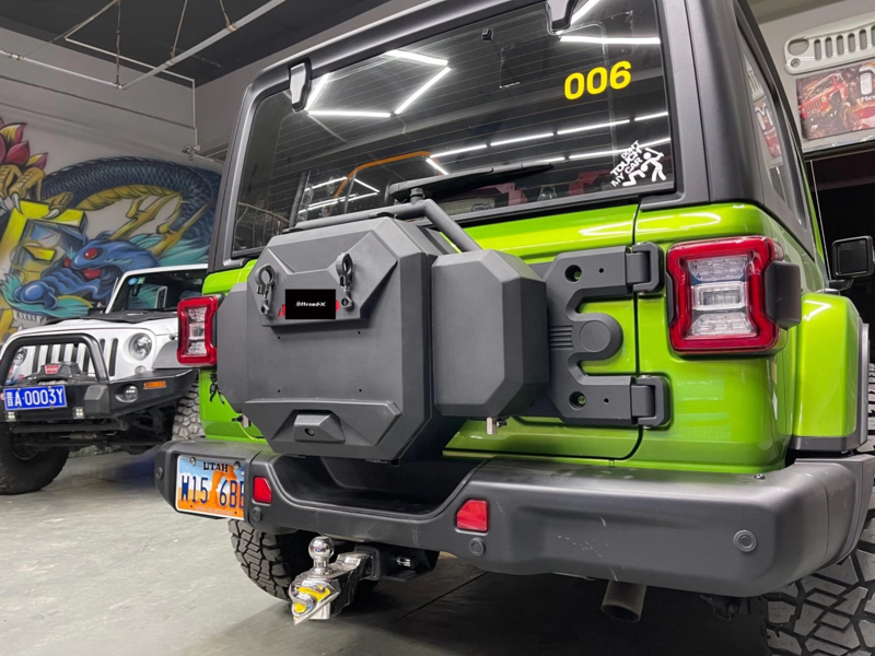 Bagagem Carga Transportadora para Jeep Wrangler JL, Traseira Ferramenta Equipamento Caixa Fit