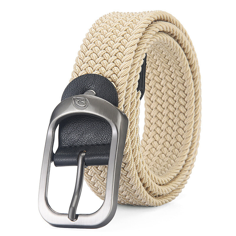 Fashion Youth Men Belt Quality Canvas Alloy Pin Buckle Men's Belt Outdoor Sport Casual Belt Versatile Jeans Belt Student Belt