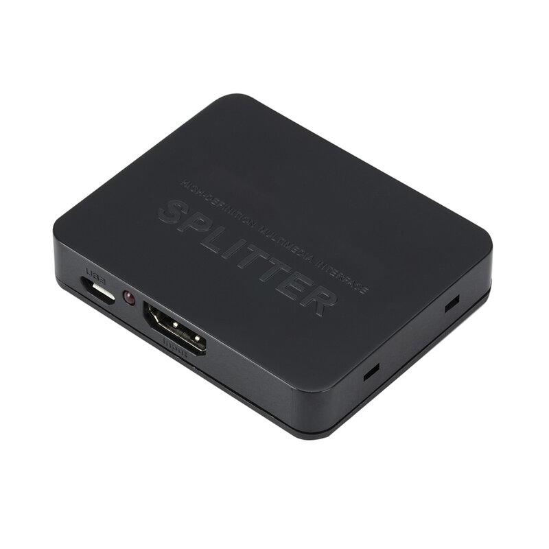 1 In 2 Out HDMI-compatible Splitter Full HD 1080p HDMI-compatible Switch 1X2 Splitter 4K Amplifier Dual Display For DVD