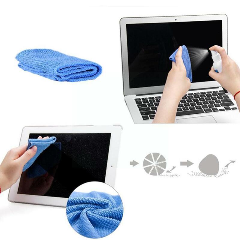 Комплект для Чистки Монитора ноутбука, ЖК-экран, чистящая клавиатура, комплект из трех предметов, чистящая ткань, щетка, чистящая жидкость U6r6