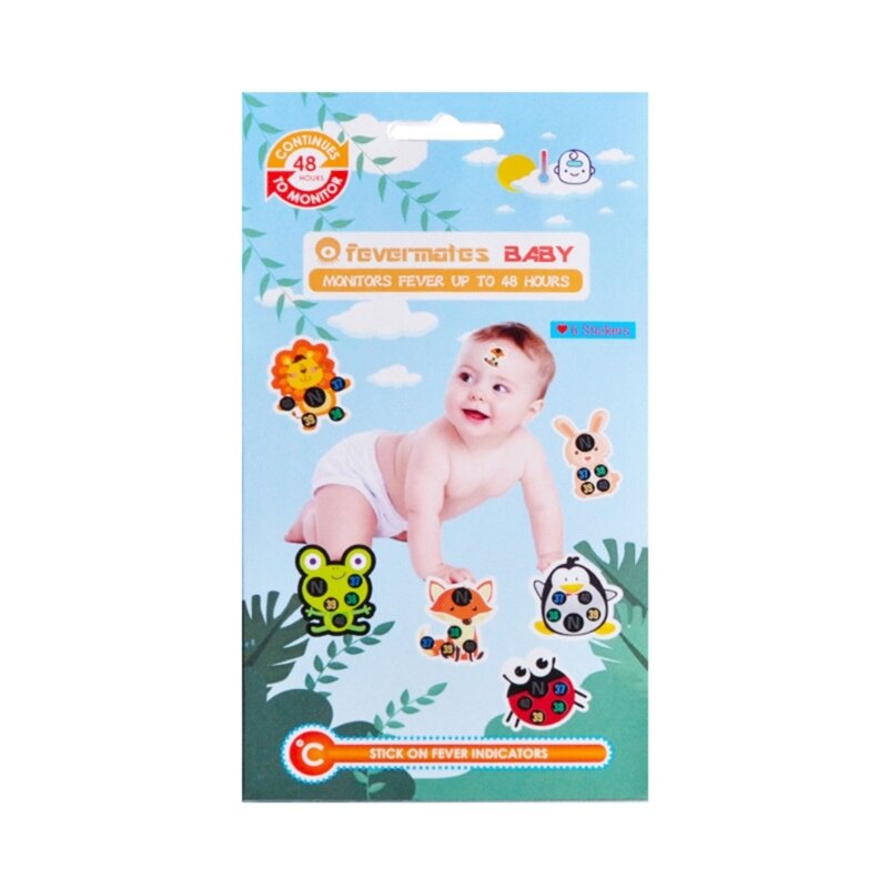 Forehead Stick-On Fever Kids Fast Accurate Temperature Fever Patch