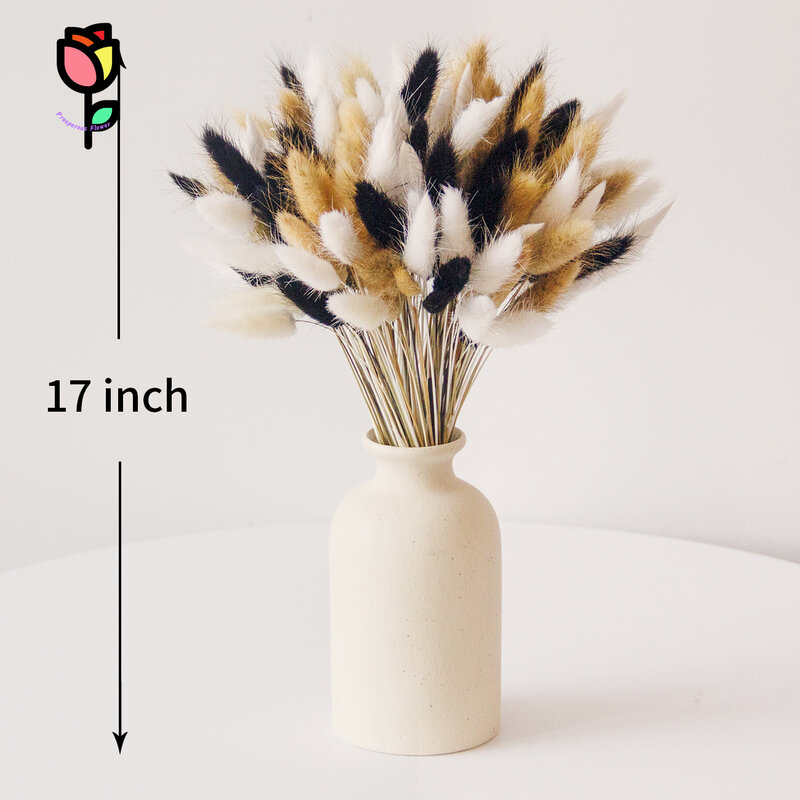 Bunny Tail Grass Bouquet para Decoração de Casamento, Flor Artificial, Lagurus Ovatus, Acessórios Para Decoração De Casa, Mix Color, Coelho, 100Pcs