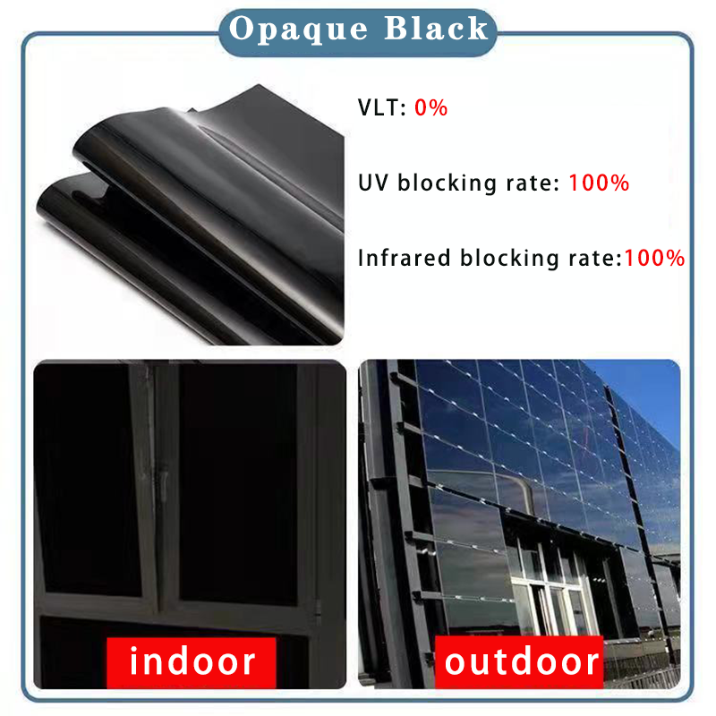 Film jendela insulasi tenaga surya, lapisan warna cermin reflektif untuk jendela, stiker privasi, lapisan vinil potongan UV 99%