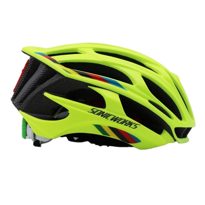 SONICWORKS Integrally-molded Mountain Road Bike Helmet Sports Racing Riding Cycling Helmet Ultralight MTB Bicycle Helmet SW0002