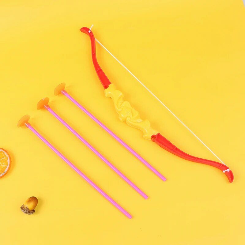 アウトドアスポーツ用の弓と小さなプラスチック製のおもちゃセット,子供用の射撃玩具