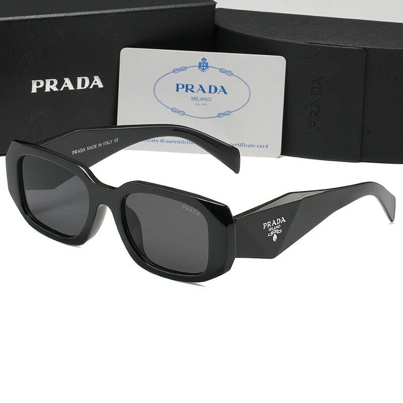 2024 Fashion Sunglasses Men Sun Glasses Women Metal Frame Black Lens Eyewear Driving Goggles UV400 A92