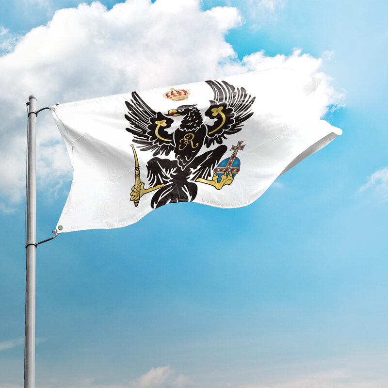 Bandera del Reino de Prusia (1701-1750) 3*5 pies 90*150CM banderas de Alemania logotipo personalizado decoración del hogar Banner poliéster resistencia a los rayos UV