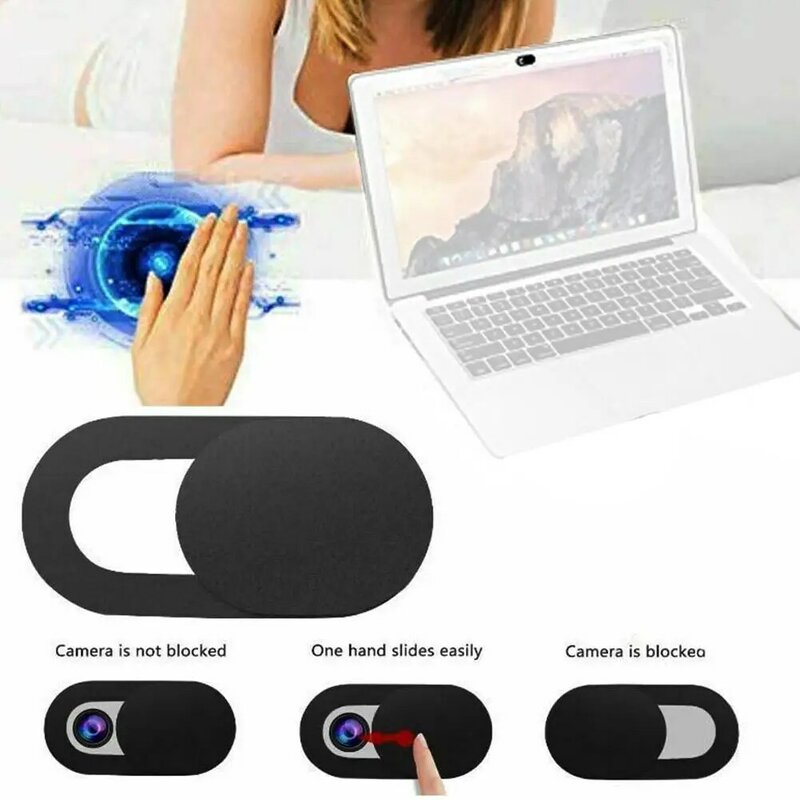 Webcam quente capa ímã do obturador slider plástico para eu telefone web computador portátil para tablet câmera do telefone móvel privacidade adesivo