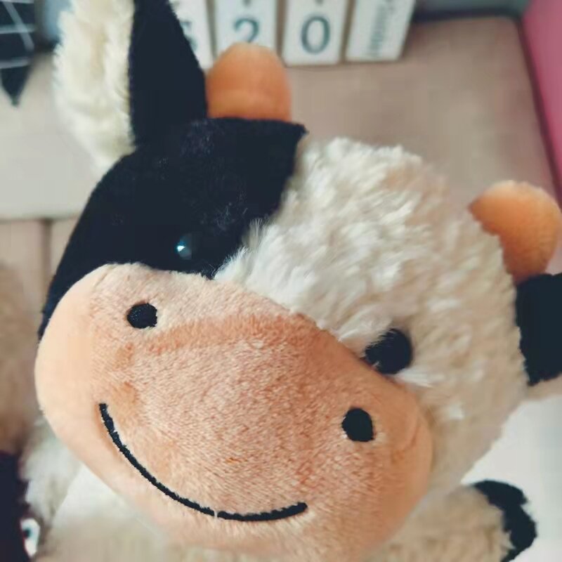 23/30ซม.Plushie วัวของเล่นตุ๊กตาสัตว์นมวัวตุ๊กตาเด็ก Appease ของเล่นน่ารักวัว Nap ตุ๊กตาหมอนของขวัญสำหรับเพื่อน