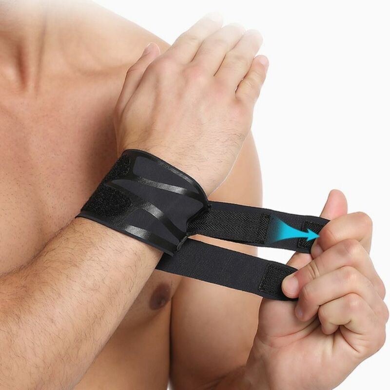 Stretch Elastic Sports Bandage, Suor Absorvente Pulseira, Protetor De Pulso Confortável, Novo