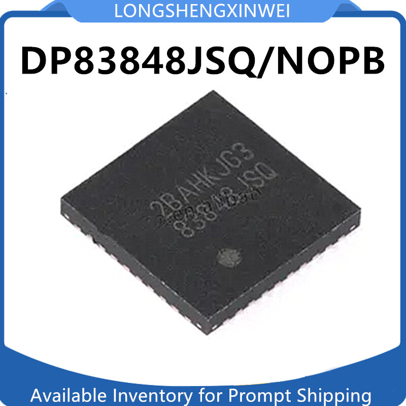 Controlador de Chip transceptor Ethernet, dispositivo de conmutación IC, 1 piezas, nuevo y Original, DP83848JSQ 83848JSQ WQFN-40