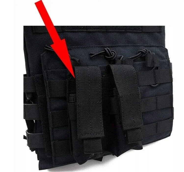 Podwójny pistolet Mag Pouch Molle taktyczny 9mm woreczek na magazynki podwójny Bag Bag uchwyt na latarkę pokrowiec na polowanie akcesoria kieszonkowe