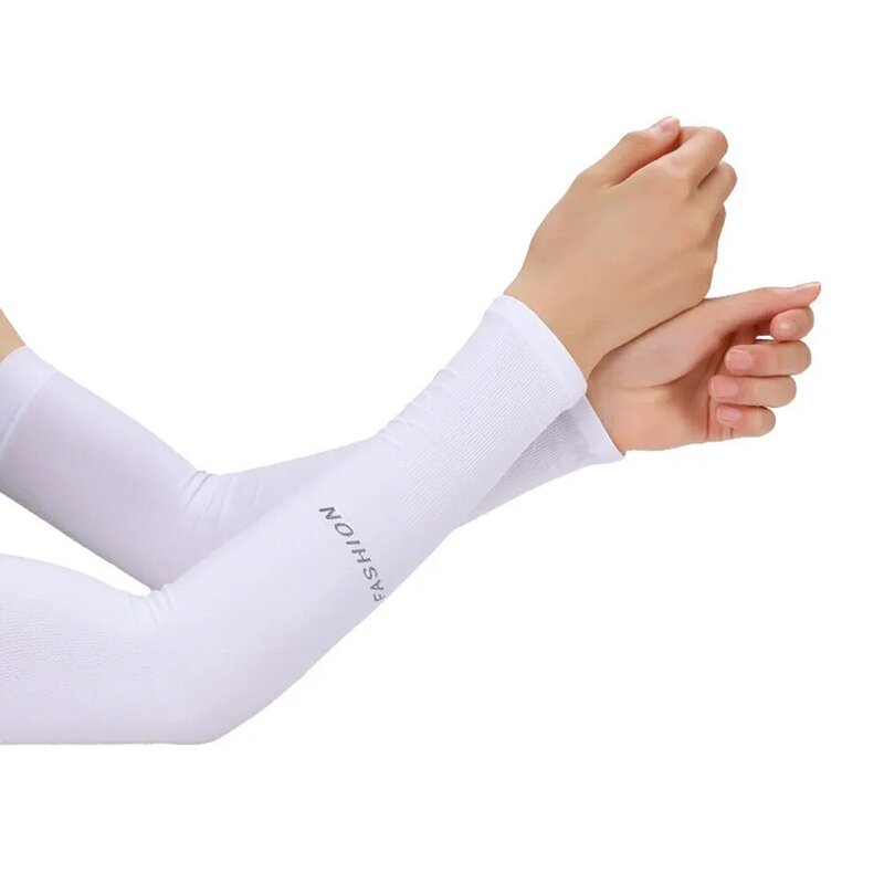 Unisex Running Sun Shade Protection Arm Warmer, Ice Cool Arm-Cover Lady Gloves, capa de pulso, manguito de manga protetora, homens e mulheres