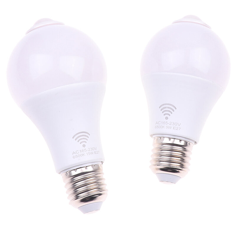 1pc E27 PIR Motion Sensor Lamp 5W 9W 15W LED Bulb With Motion Sensor Motion Detector Night Light
