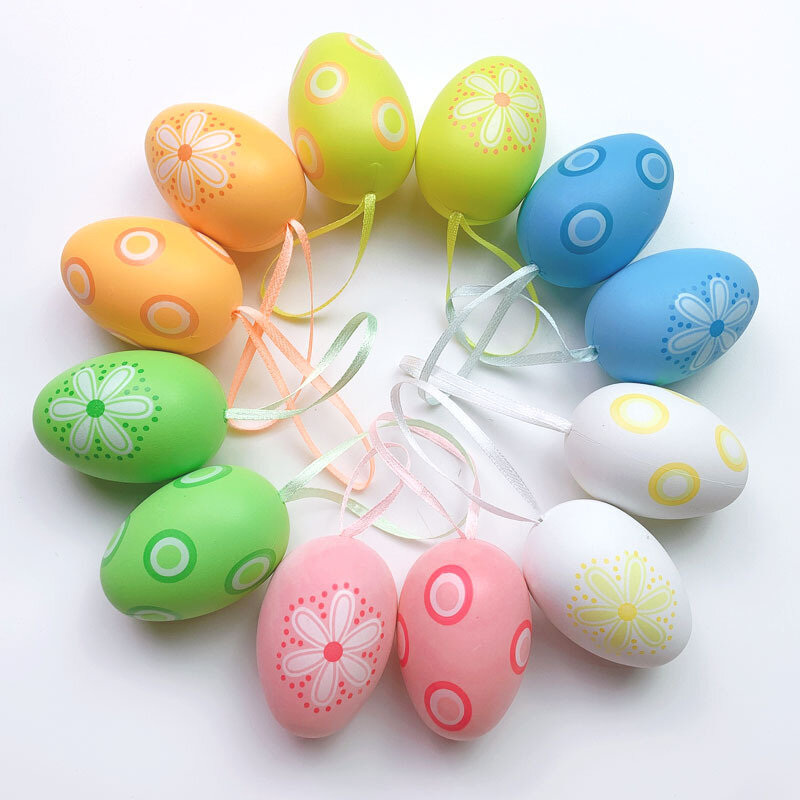 Easter DIY hand-painted eggs kindergarten coloring toys simulation eggs coloring eggs