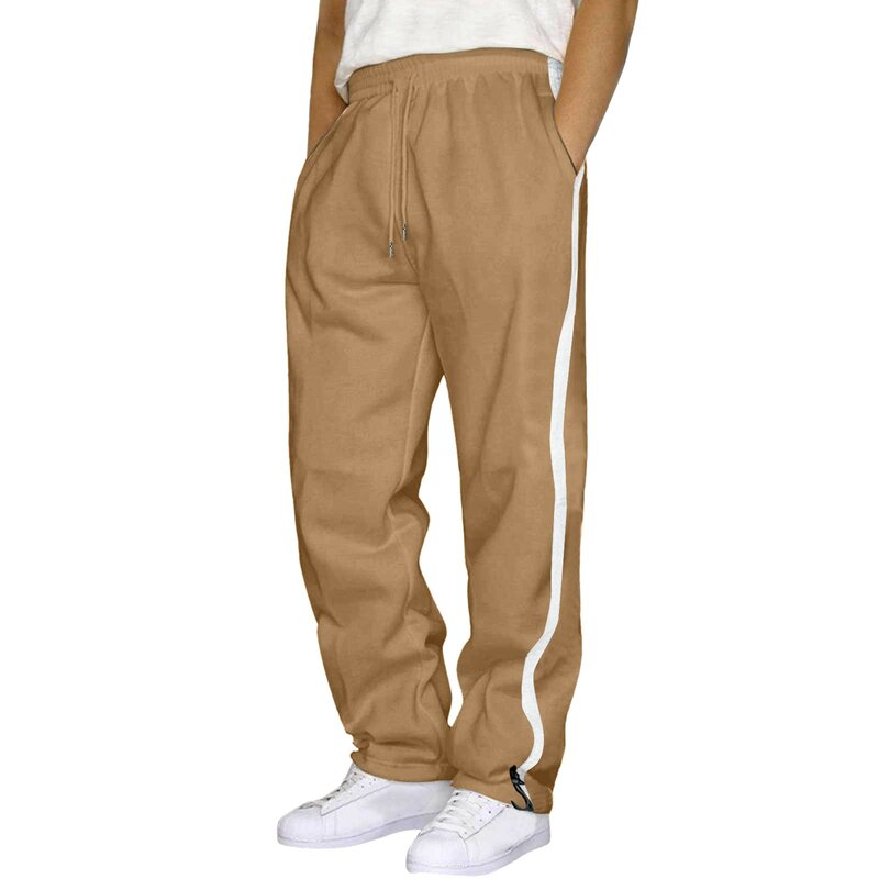 Pantalones informales de moda para hombre, ropa deportiva ajustada, chándales de gimnasio, pantalones de chándal de Hip Hop, nuevos
