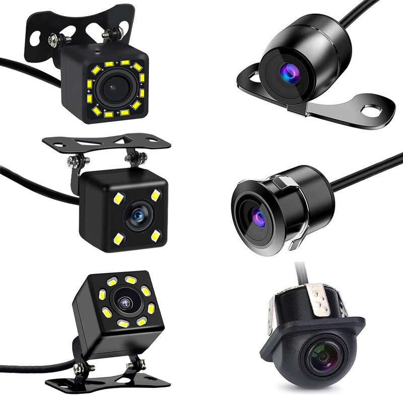 HD 이미지 자동차 후방 카메라 야간 투시경 후진 자동 주차 카메라, IP68 방수 CCD LED 자동 백업 모니터, 170 도