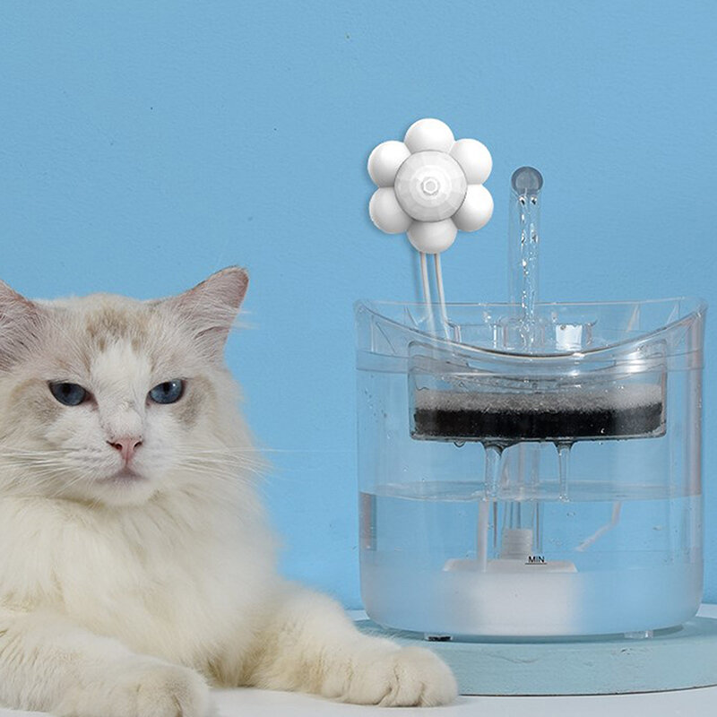 1x Smart Motion Sensor Katze Hund Wasser brunnen Spender intelligente Infrarot USB Universal Pet Drinker Zubehör Detektor