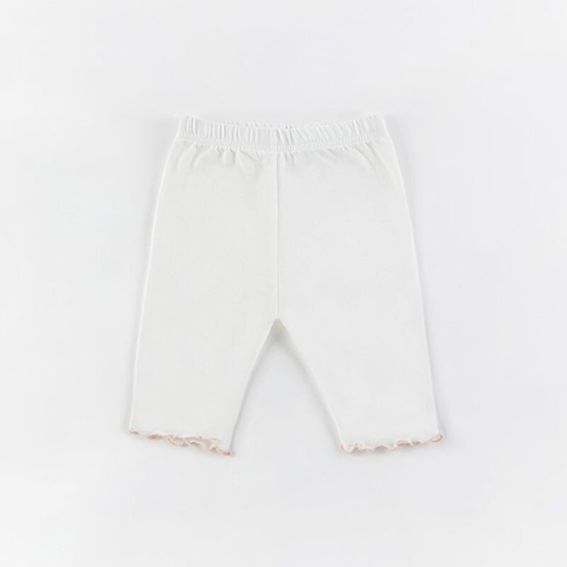 Pantalones cortos de algodón para bebé, Pantalón elástico informal, Leggings finos, ropa para niña, novedad de verano 2023