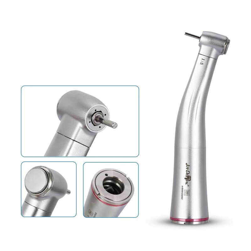 JOYDENTAL Dental 1:5 1:1 оптоволоконный рефлекторный наконечник под углом, керамический подшипник, внутренний 4-сторонний спрей, инструмент для стоматологии