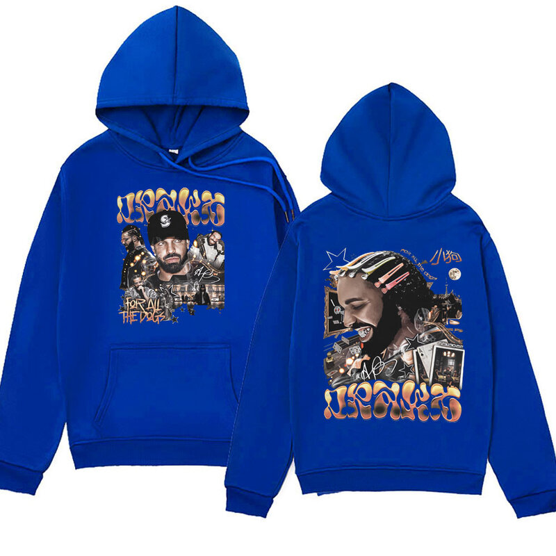 Rapper Drake Albums Concert Graphics Hoodie Men's Women's Hip Hop Style Retro Hooded Sweatshirts Oversized Streetwear Pullover